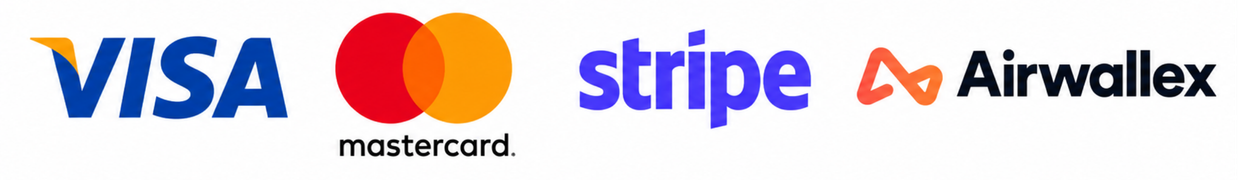 Visa Mastercard Stripe Airwallex